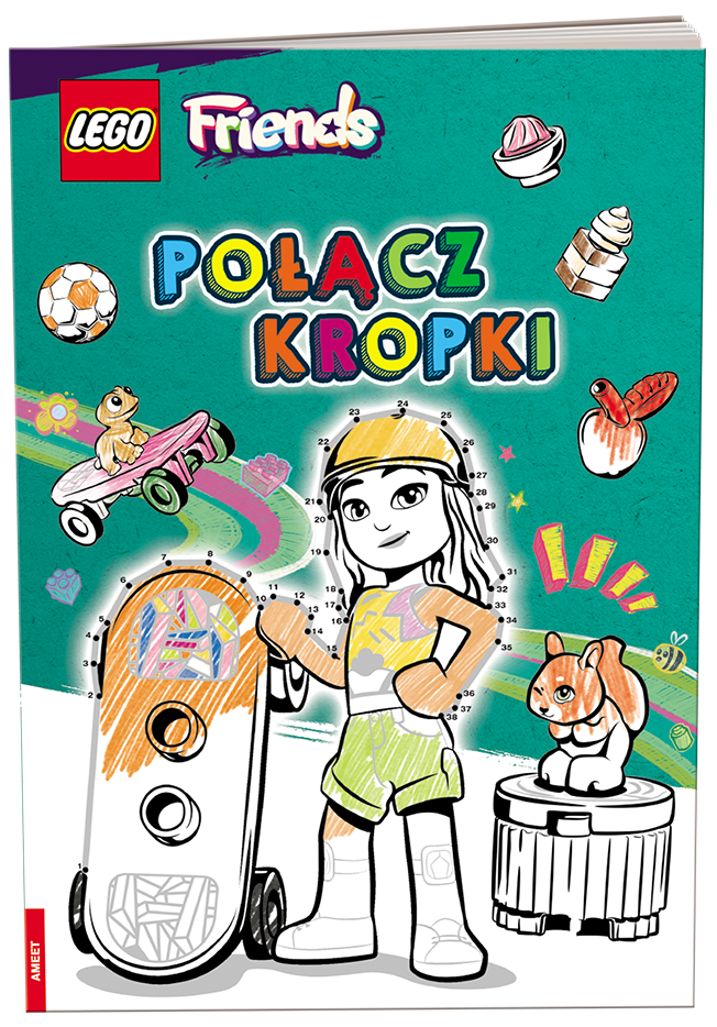 Friends: Połącz kropki LEGO Activity Books set (#9788325342739-1, 2023)