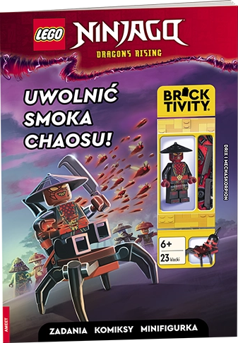Ninjago: Uwolnić Smoka Chaosu! LEGO set (#9788325347178-1)