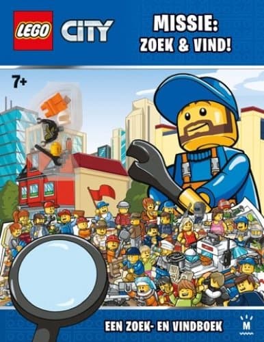 City: Mission Search and Find Book LEGO set (#9789030503934-1)