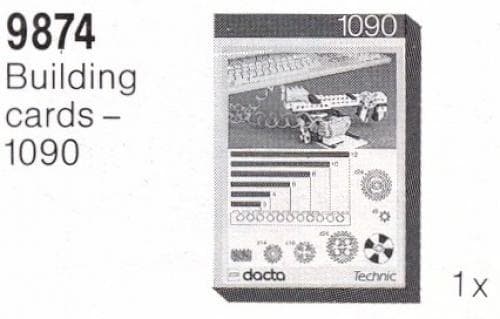 Building Cards - 1090 LEGO set (#9874-1)