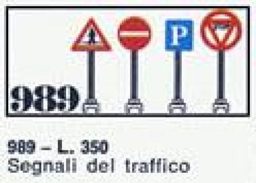 10 Traffic Signs LEGO set (#989-1)