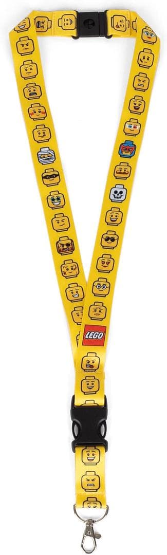 Minifigure Heads Lanyard LEGO Gear set (#AC0574500M-1, 2023)