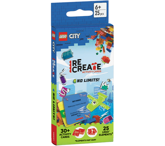 City: ReCreate Activity Cards: No Limits LEGO set (#ACP6001-1)