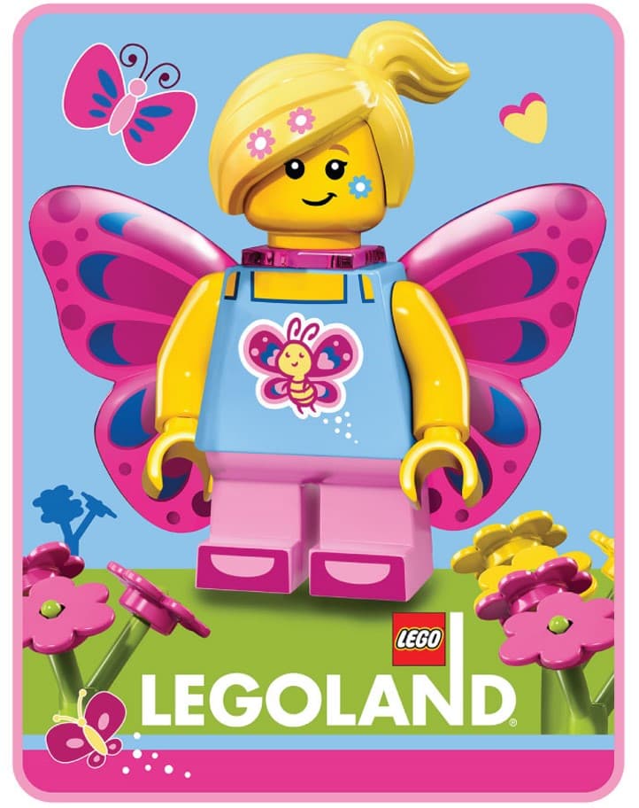 LEGOLAND Butterfly Beauty Throw LEGO Houseware set (#AT192P-1, 2022)