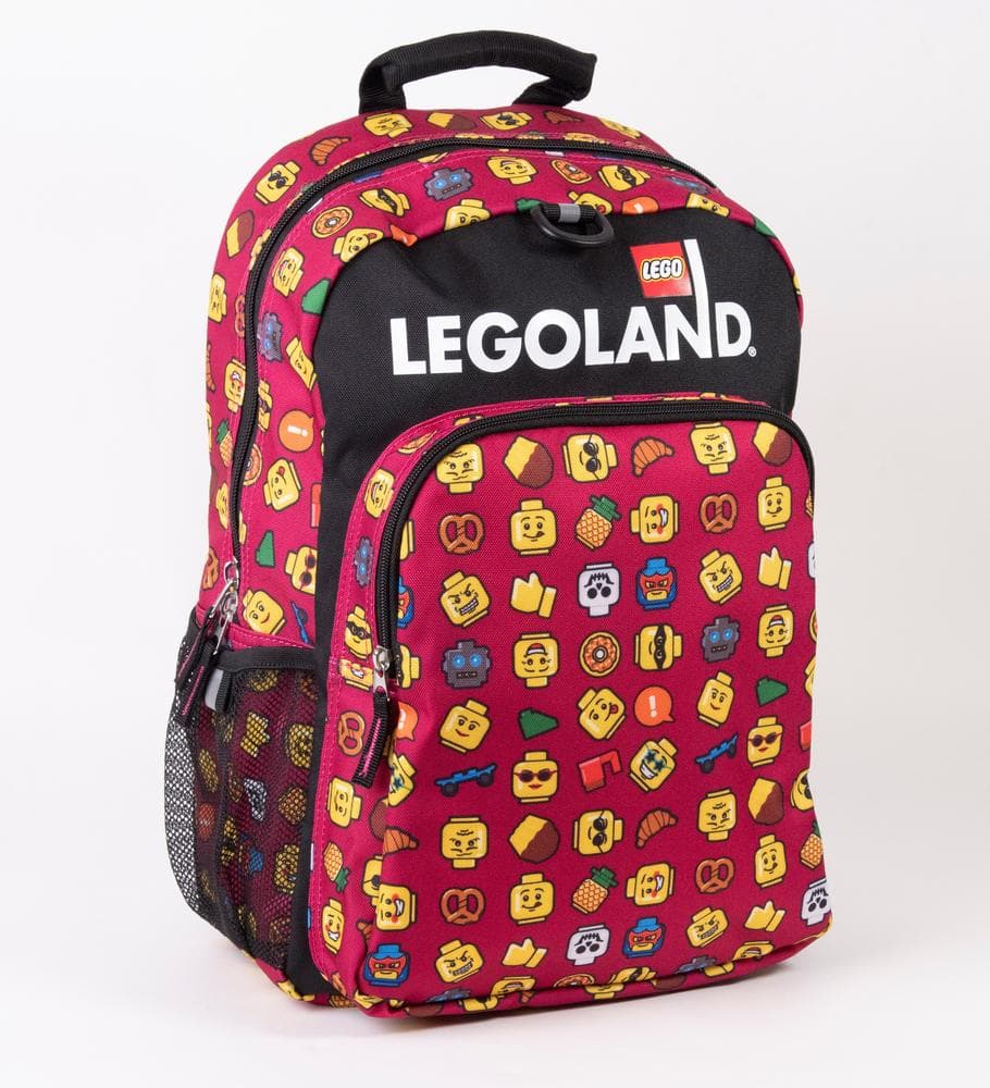 Minifigure Emoji Backpack (Pink) LEGO Bags, Totes, & Luggage set (#BACKPACK-3, 2021)