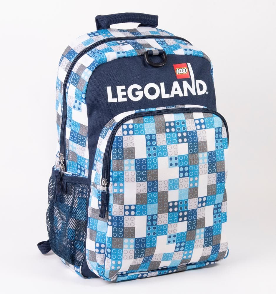 2 x 2 Building Brick Backpack (Blue) LEGO Bags, Totes, & Luggage set (#BACKPACK-4, 2021)