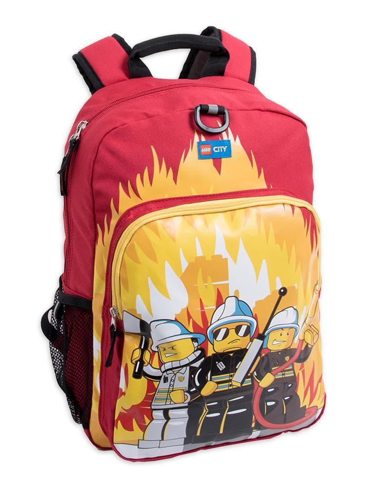 City Fire Trio Backpack LEGO Bags, Totes, & Luggage set (#BACKPACK-8, 2021)