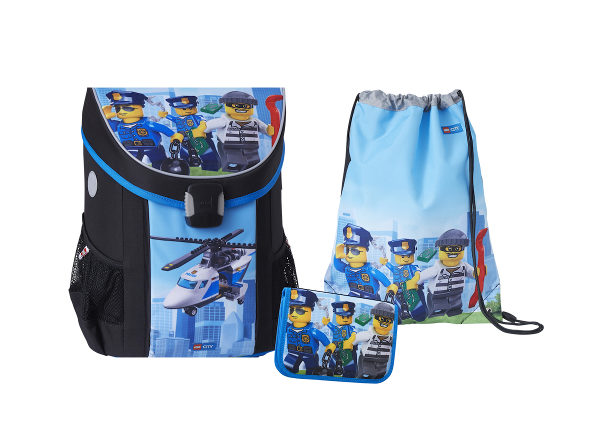 City Police Easy Set LEGO Bags, Totes, & Luggage set (#BAG-5, 2020)