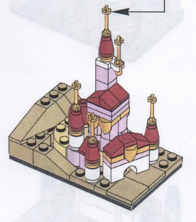 Belle's Castle LEGO set (#BELLE-1)