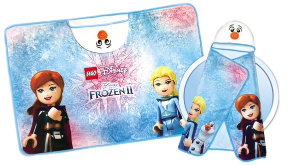 Frozen Hooded Blanket LEGO Houseware set (#BLANKET-1, 2020)