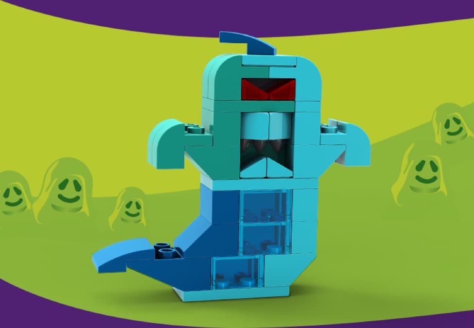 Blue Ghost LEGO set (#BLUEGHOST-1)