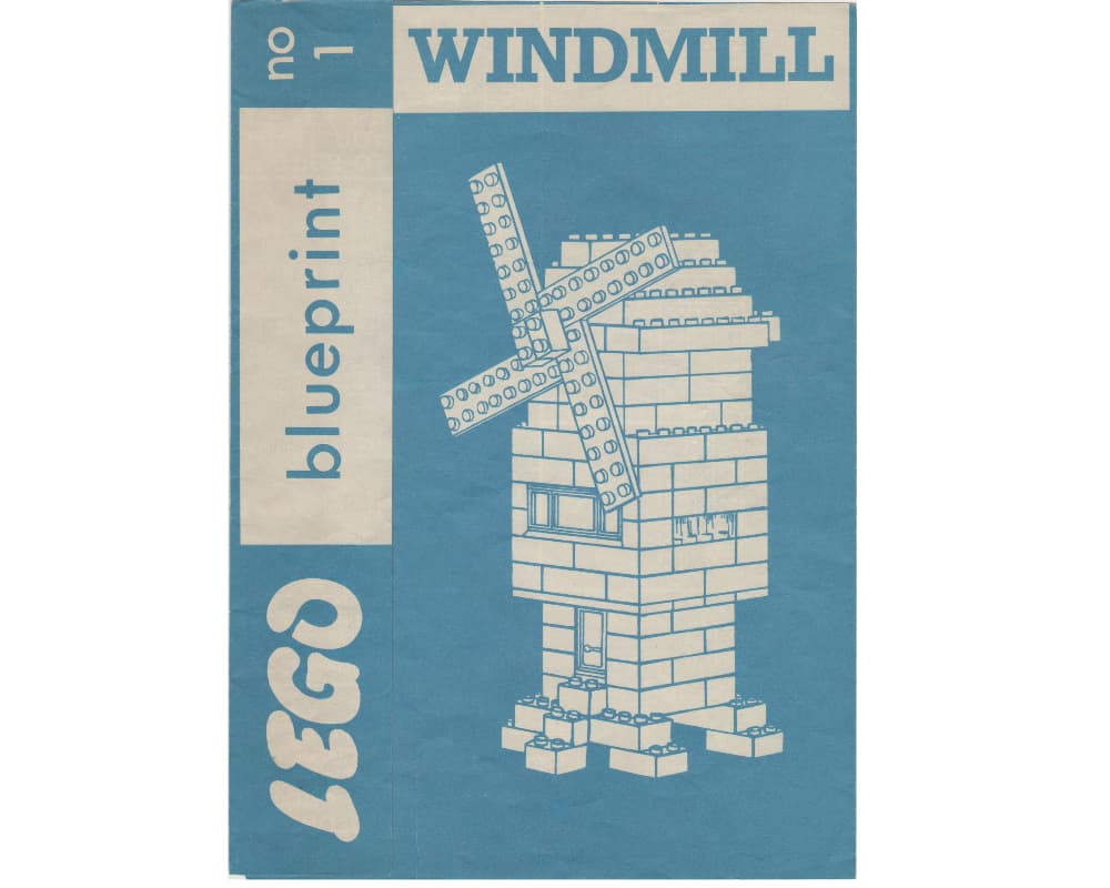 Blueprint no 1 - Windmill LEGO set (#BLUEPRINT-1)