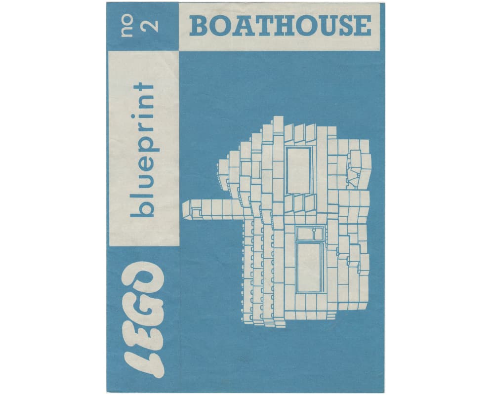 Blueprint no 2 - Boathouse LEGO set (#BLUEPRINT-2)