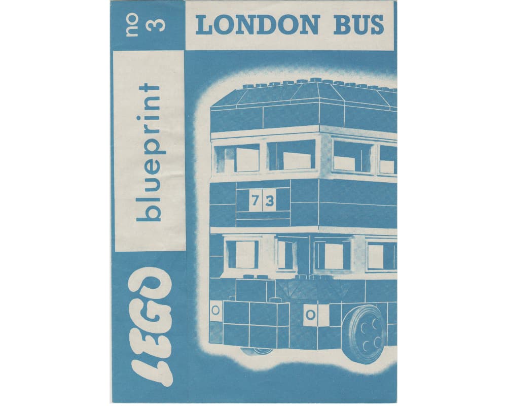 Blueprint no 3 - London Bus LEGO set (#BLUEPRINT-3)