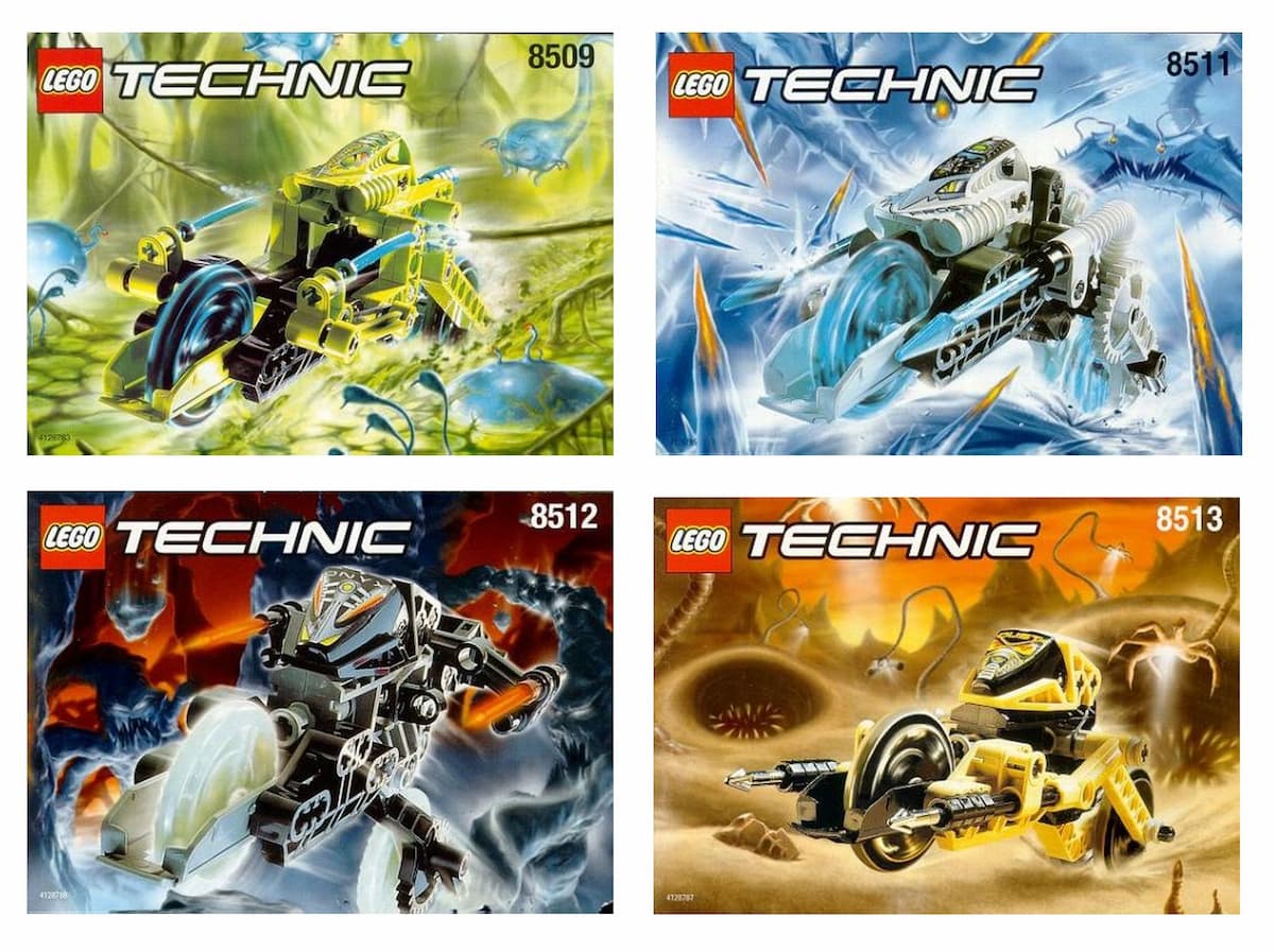 Swamp + Frost + Onyx + Dust LEGO set (#C8509-3)