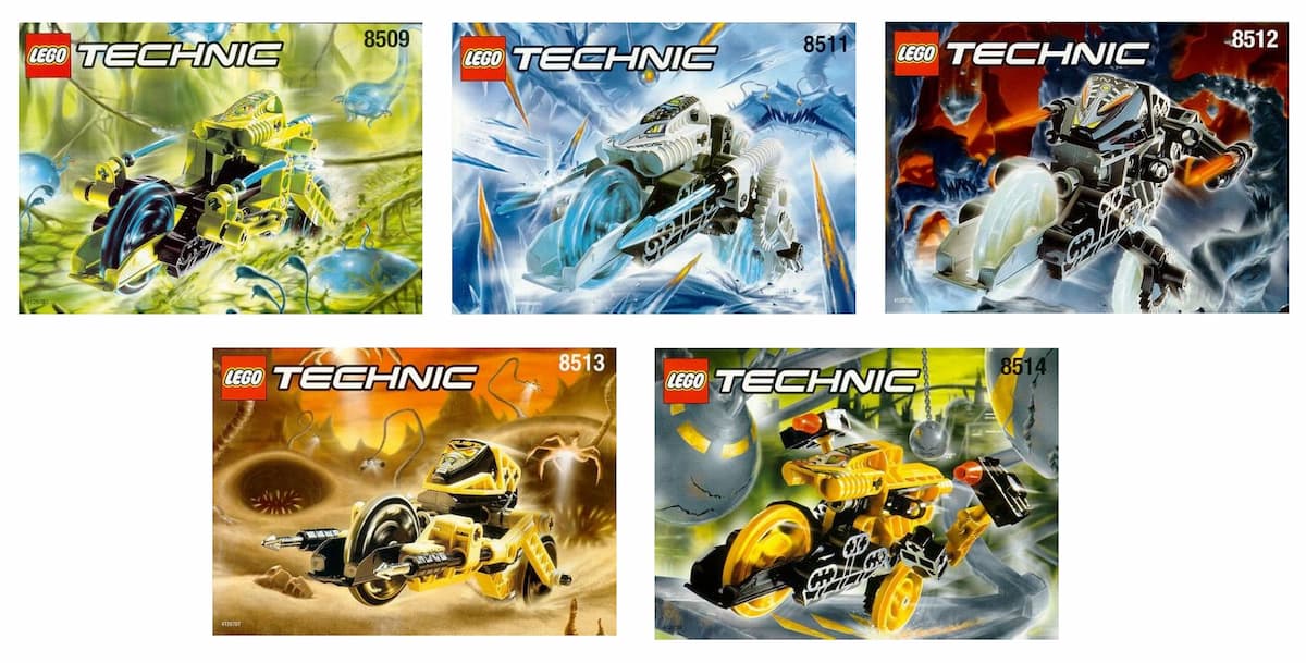 Swamp + Frost + Onyx + Dust + Power LEGO set (#C8509-4)