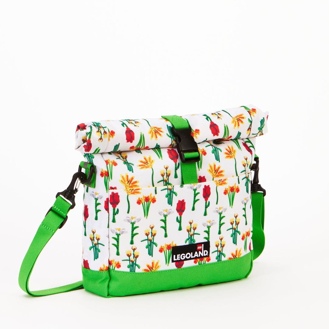 Flower Roll Top Crossbody LEGO Bags, Totes, & Luggage set (#CB0361300L-1, 2023)
