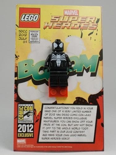 Spider-Man in Black Venom Symbiote Costume LEGO set (#COMCON023-1)