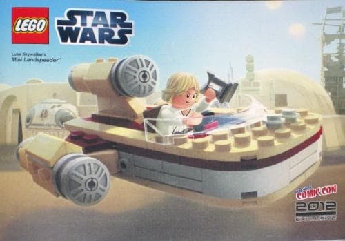 Luke Skywalker's Mini Landspeeder LEGO set (#COMCON024-1, 2012)