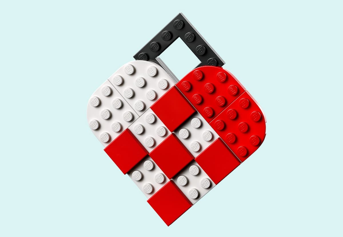 Danish Heart LEGO set (#DANISHHEART-1)