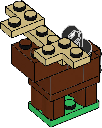 Deer LEGO set (#DEERORNAMENT-1)
