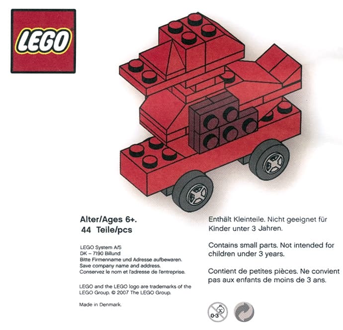 75th Anniversary Duck on Wheels LEGO set (#Duck75-1)