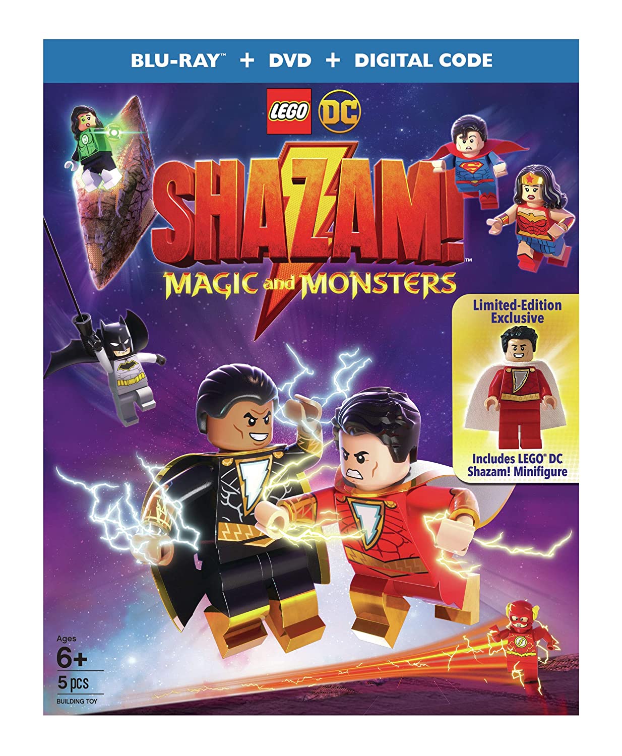 DC - Shazam: Magic and Monsters (DVD) LEGO set (#DVD-1)