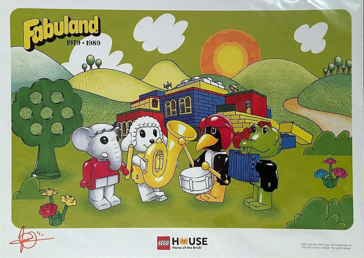 LEGO Fabuland Tribute Art Print LEGO Posters and Art Prints set (#FABULANDART-1, 2025)