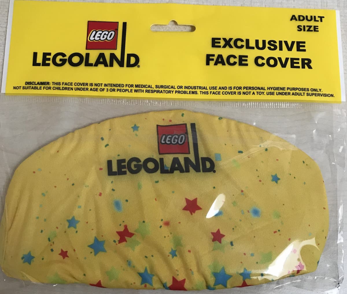 LEGOLAND Face Cover (Stars) LEGO Gear set (#FACEMASK-3, 2021)