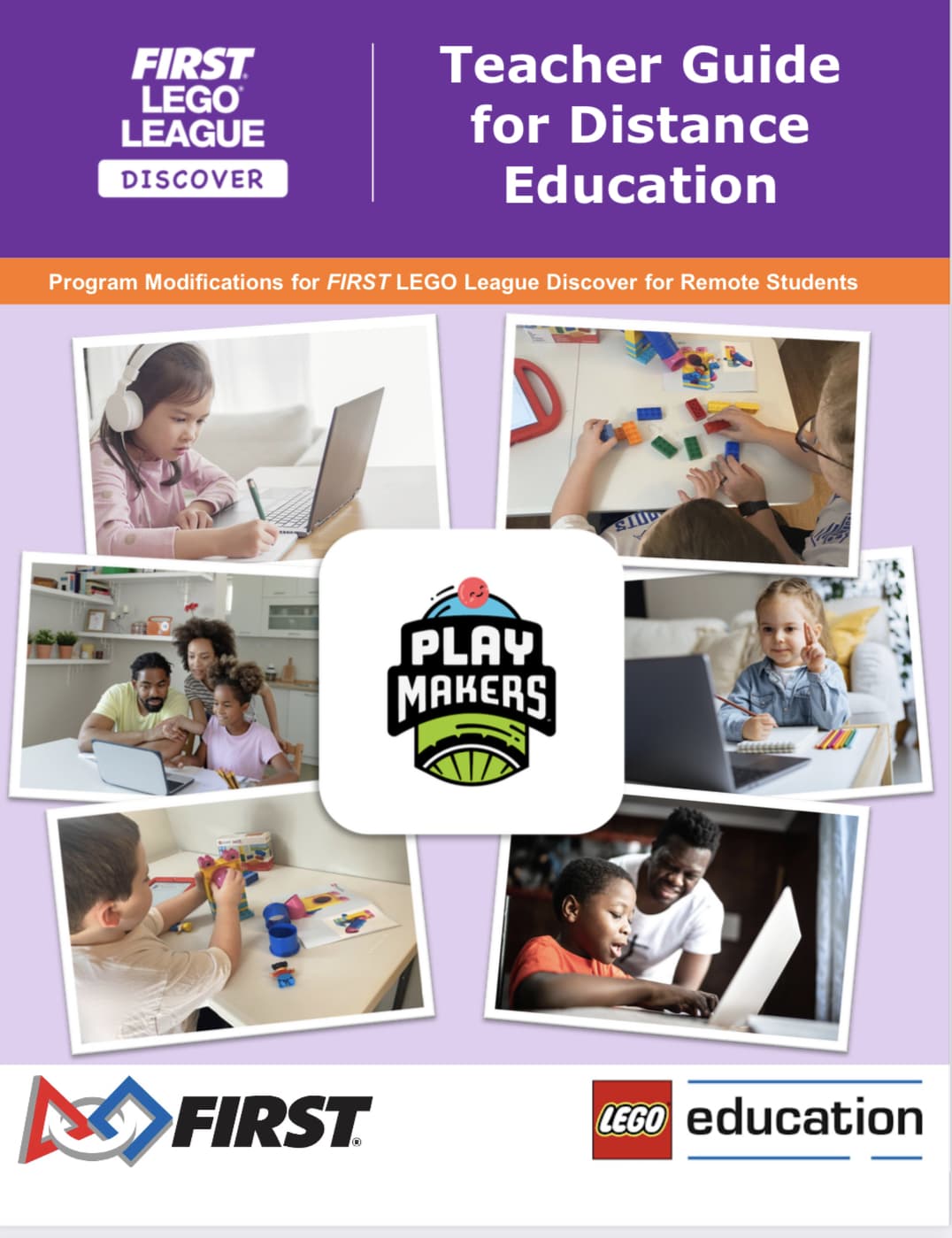 PLAYMAKERS Teacher Guide for Distance Education (FLL Discover) LEGO set (#FLL2020-5)
