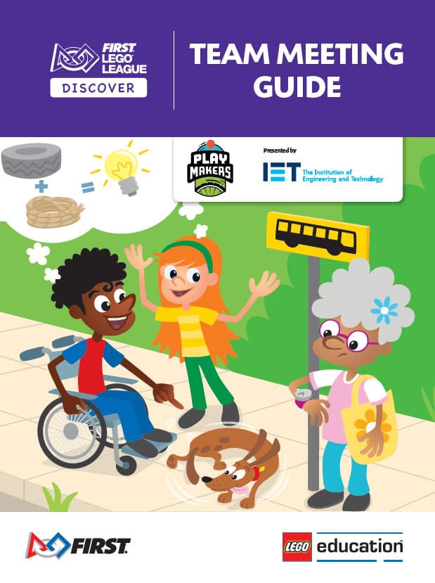 PLAYMAKERS Team Meeting Guide (FLL Discover) LEGO set (#FLL2020-6)