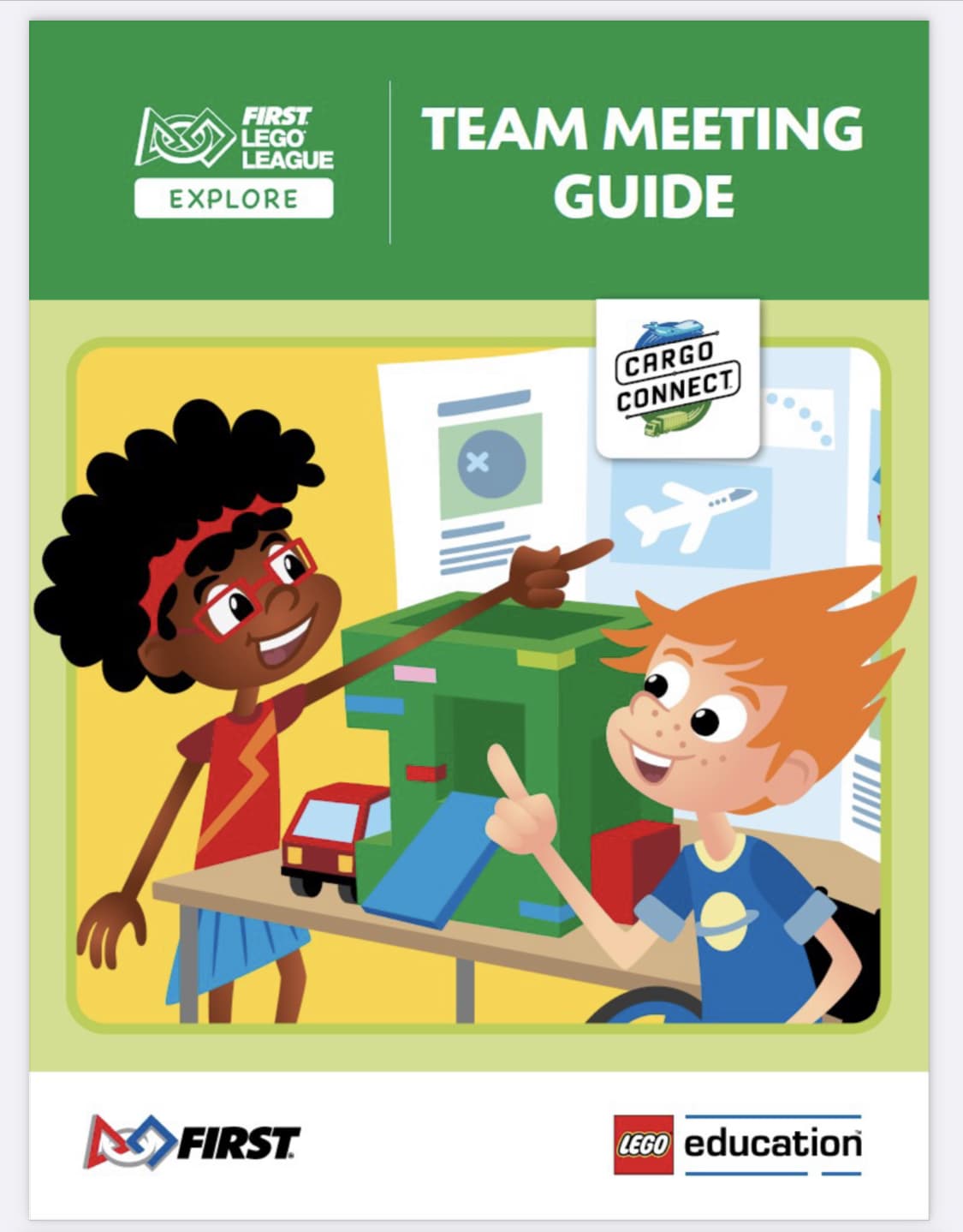 CARGO CONNECT Team Meeting Guide (FLL Explore) LEGO set (#FLL2021-1)