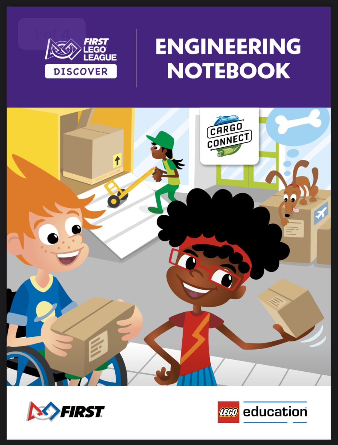 CARGO CONNECT Engineering Notebook (FLL Discover) LEGO set (#FLL2021-6)