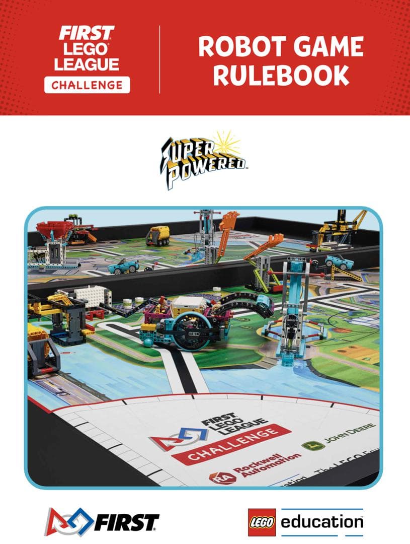 SUPERPOWERED Robot Game Rulebook (FLL Challenge) LEGO set (#FLL2022-10)