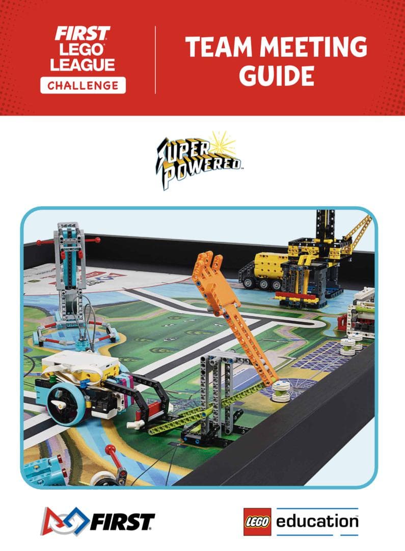 SUPERPOWERED Team Meeting Guide (FLL Challenge) LEGO set (#FLL2022-2)