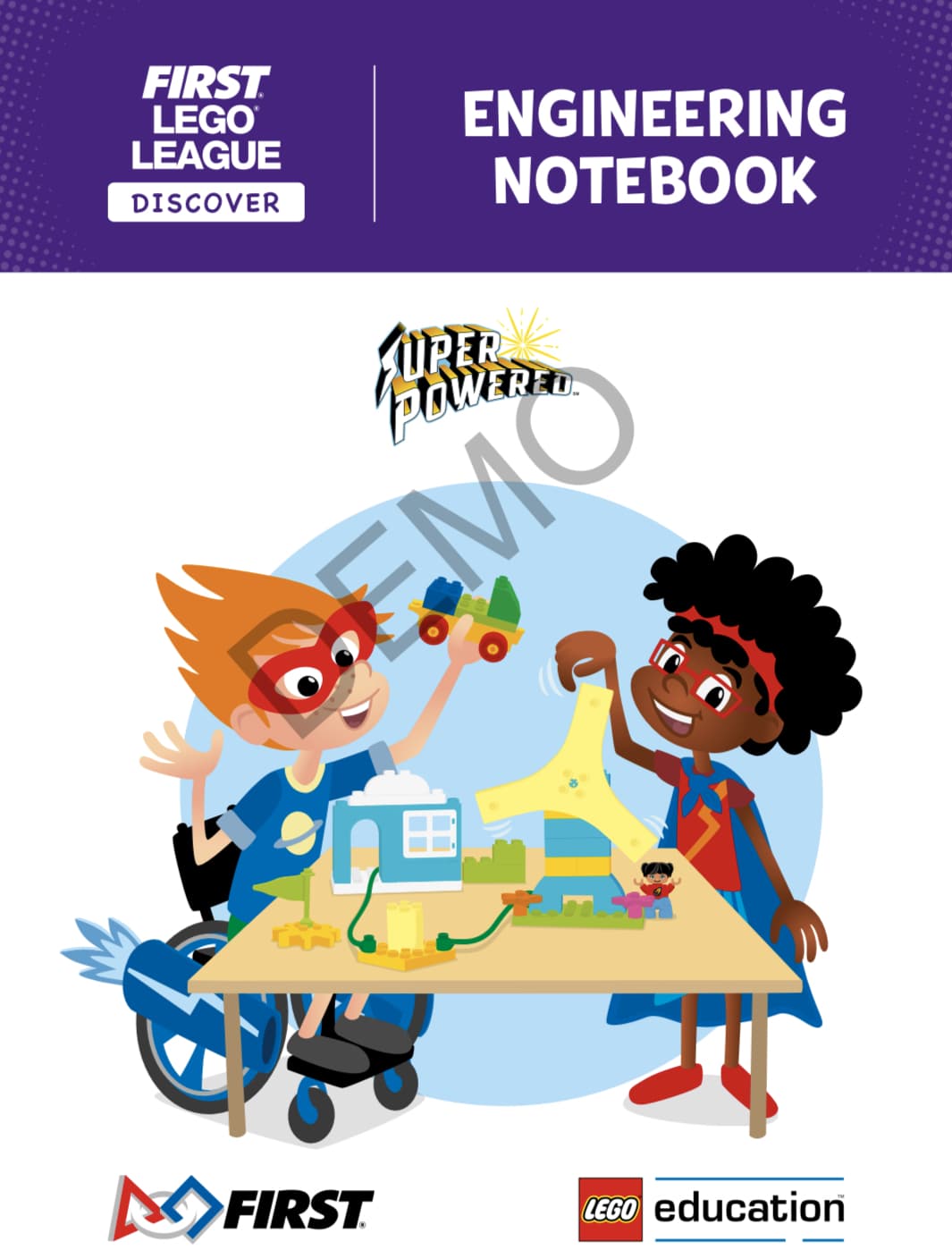 SUPERPOWERED Engineering Notebook (FLL Discover) LEGO set (#FLL2022-5)