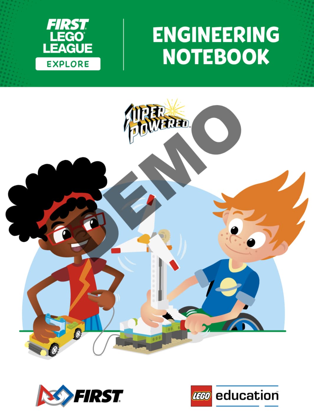 SUPERPOWERED Engineering Notebook (FLL Explore) LEGO set (#FLL2022-6)