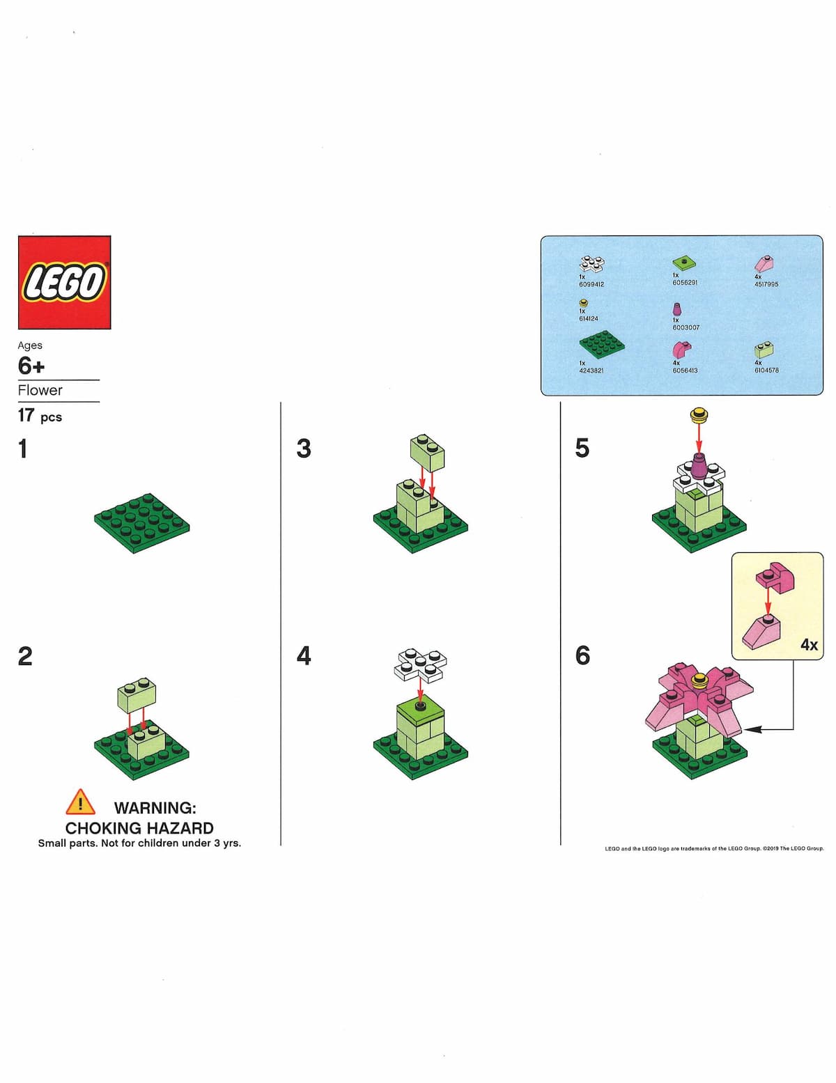 Flower LEGO set (#FLOWER-1)