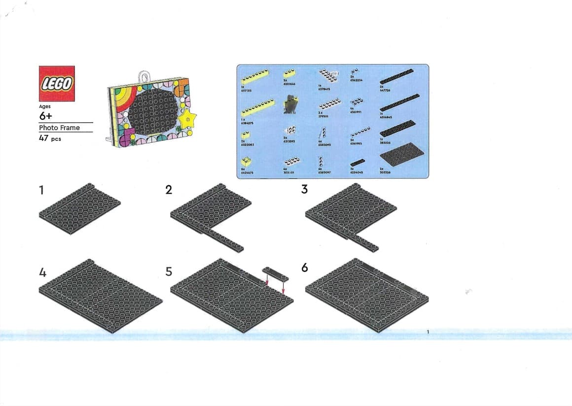 Photo Frame LEGO set (#FRAME-2)