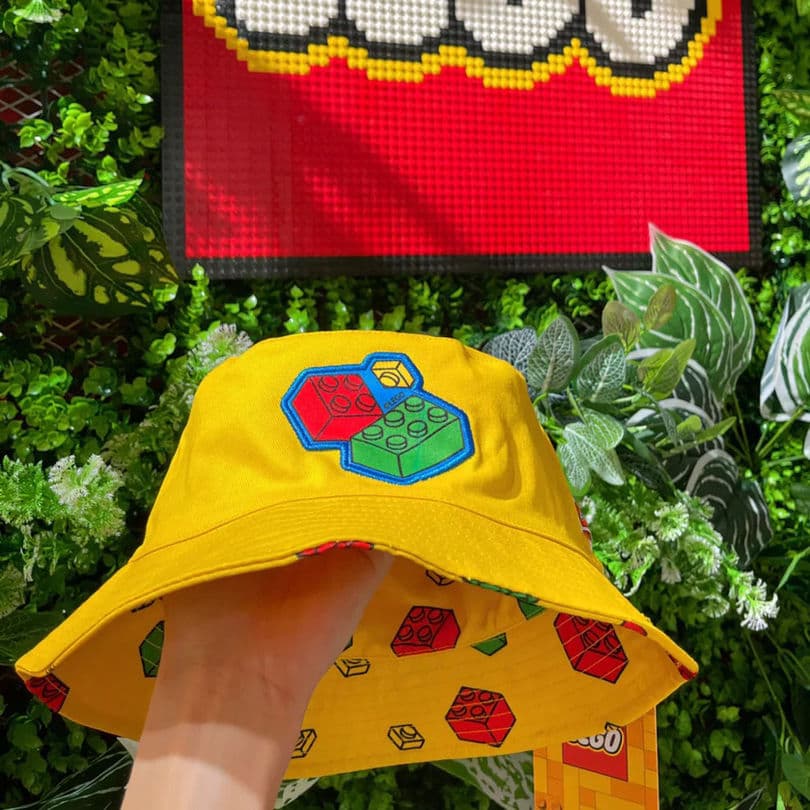 Yellow Bucket Hat LEGO Gear set (#HAT-1, 2024)