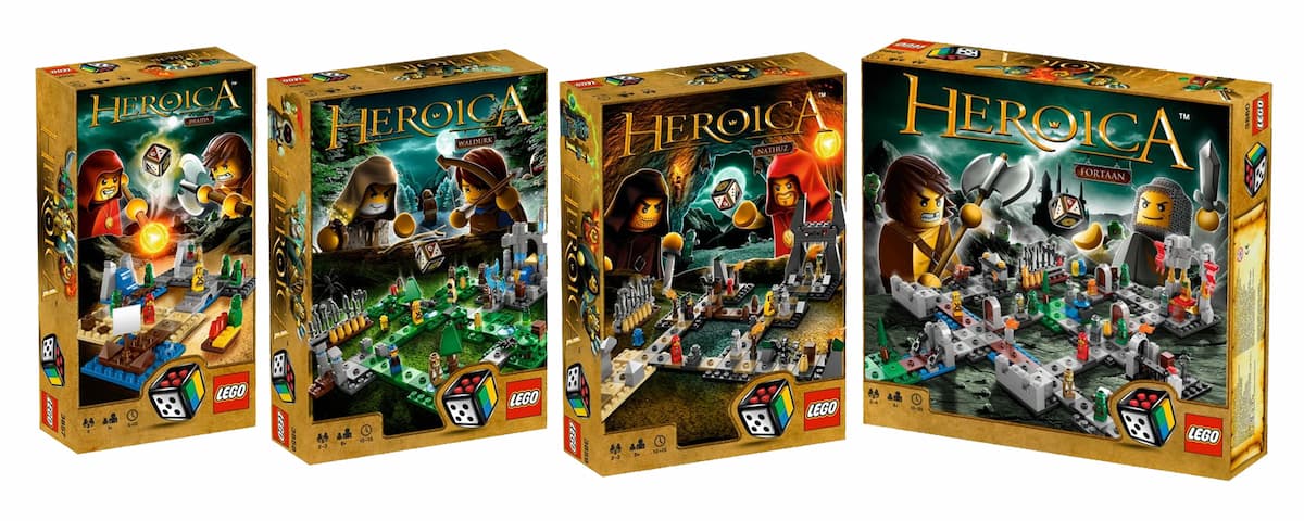 Heroica Gift Box with 4 Games - Limited Edition LEGO set (#HEROICABOX-1)