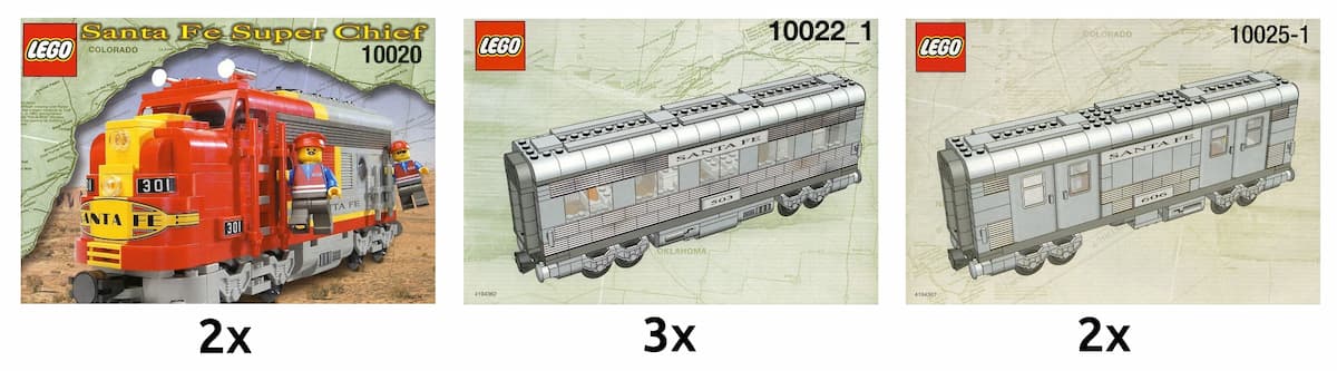 Santa Fe Train Kit LEGO set (#K10022-1)