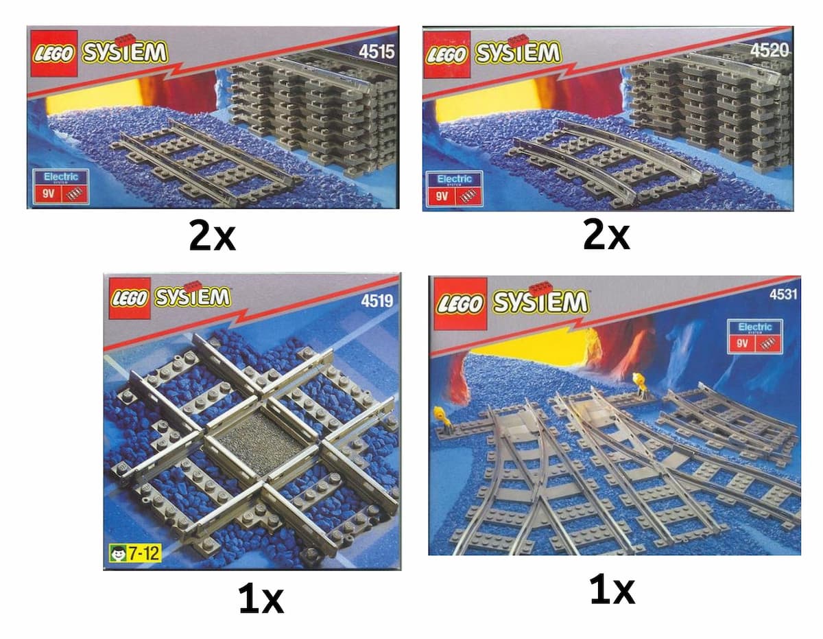Cross Track Kit LEGO set (#K4519-1)