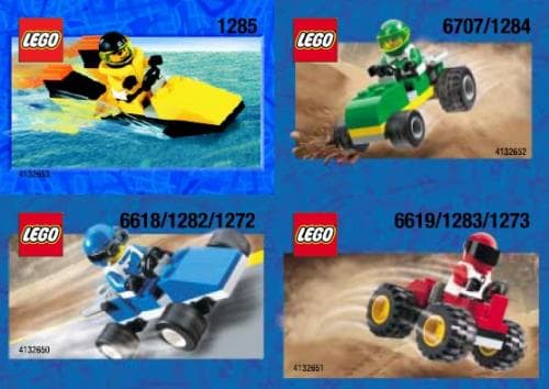 Race 4-Pack LEGO set (#kabrace-1)