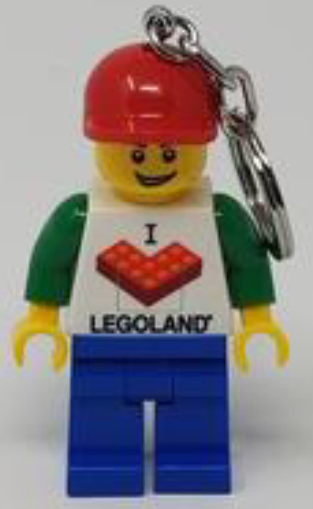I [Heart] LEGOLAND Key Light (Male) LEGO Key Chain set (#KEYLIGHT-3, 2021)