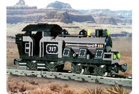 Large Train Engine Gray LEGO set (#KT107-1)