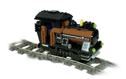 Small Train Engine Brown LEGO set (#KT306-1)