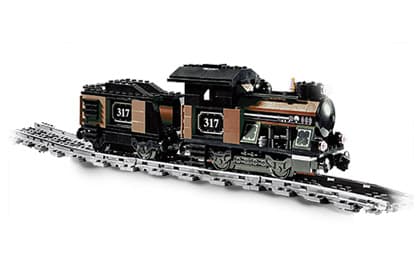 Small Train Engine with Tender Brown LEGO set (#KT406-1)