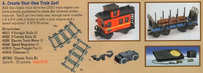 Classic Train Kit LEGO set (#KTR01-1)