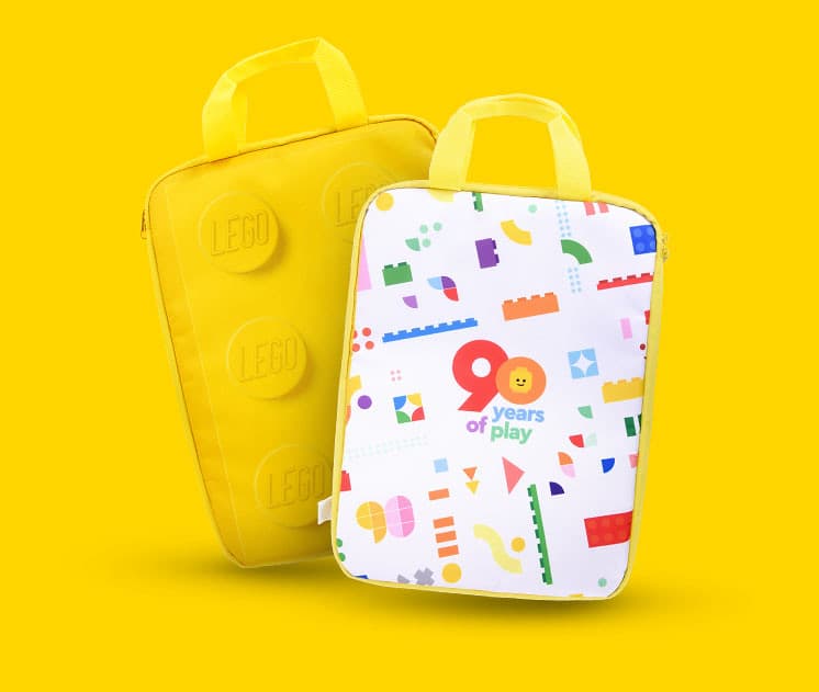 90 Years of Play Laptop Bag LEGO Bags, Totes, & Luggage set (#LAPTOPBAG-1, 2022)